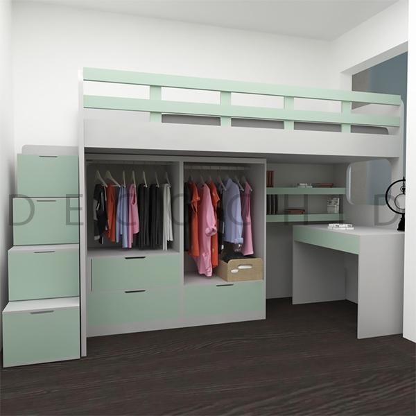 تخت دو طبقه D.1150