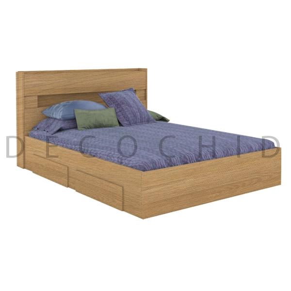 تخت خواب دو نفره آدونیس گردویی