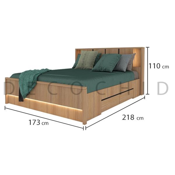 ابعاد تخت خواب دو نفره رایکا