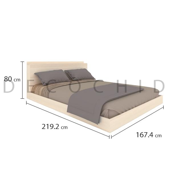 ابعاد تخت خواب دو نفره افرا 