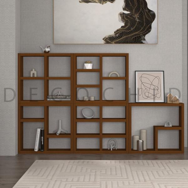 کتابخانه دکوراتیو پازلی