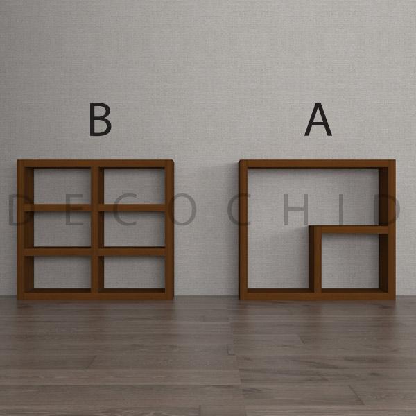 کتابخانه دکوراتیو پازلی