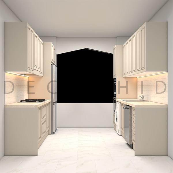 کابینت آشپزخانه نئوکلاسیک D.3044