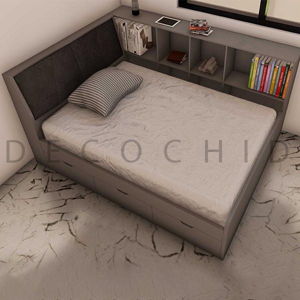 تخت خواب یک نفره D.1163