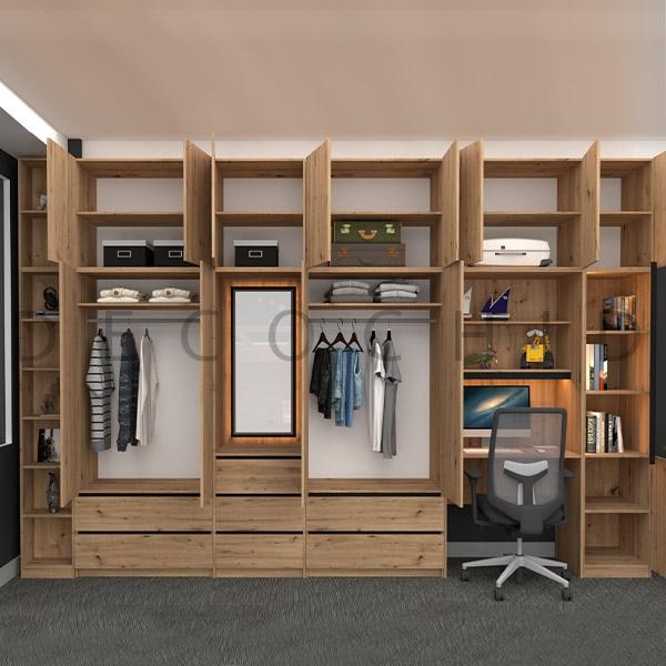 کمد لباس گردویی D.2068