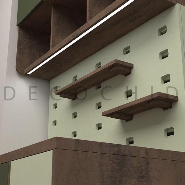 عکس میز تحریر کتابخانه دار D.4054