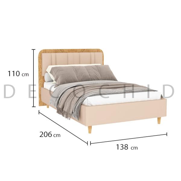 تخت یک و نیم نفره دلوین عرض 120