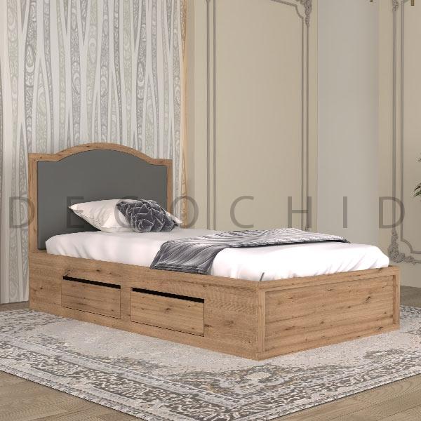 تخت خواب یک و نیم نفره سروین عرض 120