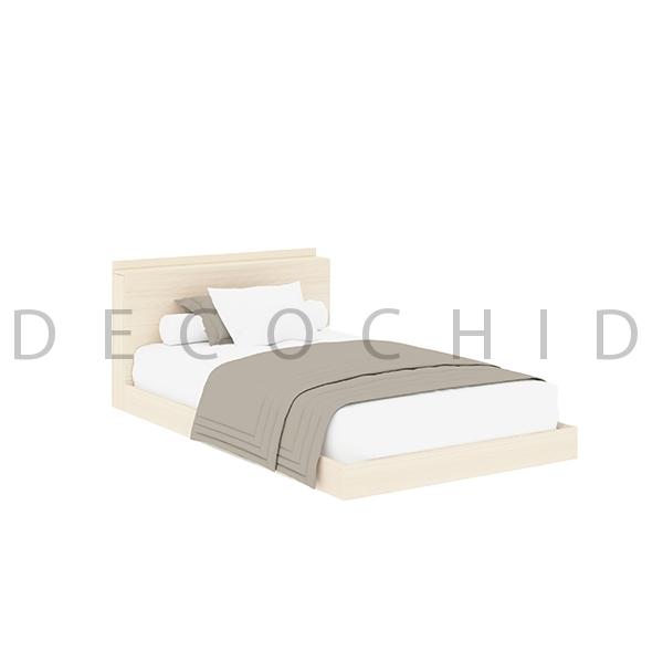 تخت خواب یک و نیم نفره افرا سفید M96