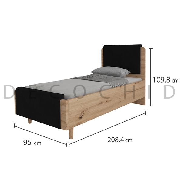 ابعاد تخت یک نفره نلا عرض 90