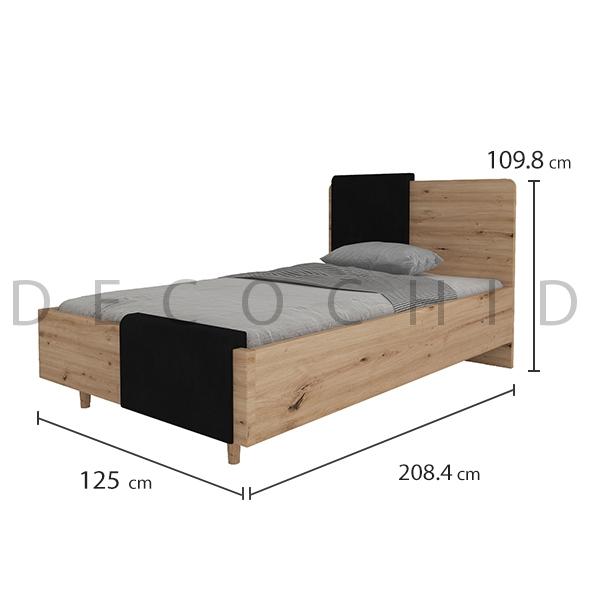 ابعاد تخت یک و نیم نفره نلا عرض 120
