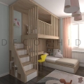 تخت خواب دو طبقه D.1169