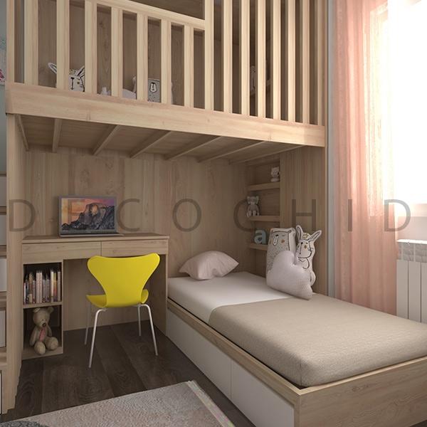 تخت دو طبقه D.1169