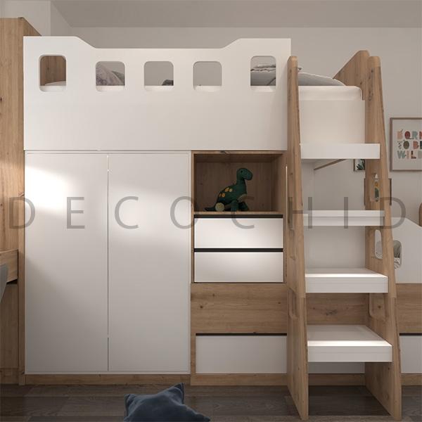 کمد لباس تخت خواب دو طبقه D.1170