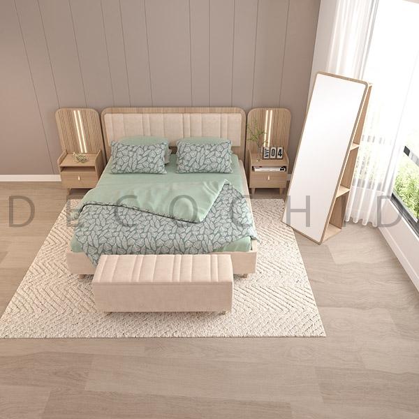 تخت خواب دو نفره دلوین عرض 180