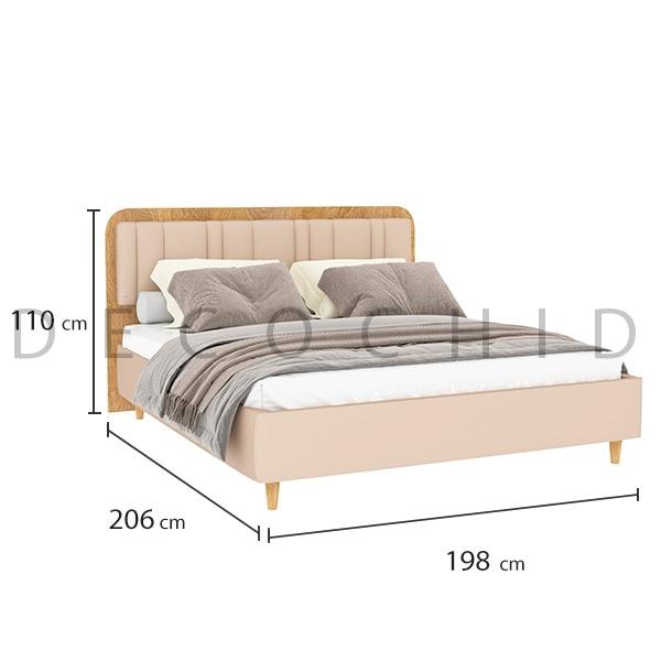 تخت خواب دو نفره دلوین عرض 180