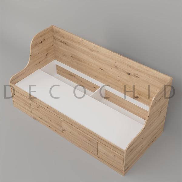 باکس تخت خواب یک نفره D.1179