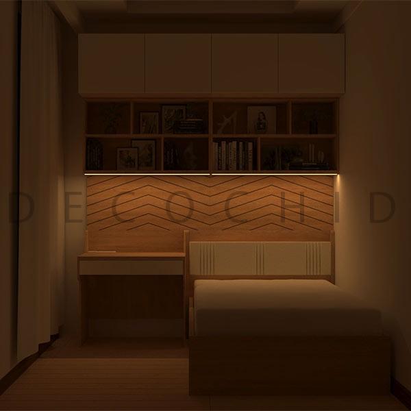 نورپردازی تخت خواب یک نفره D.1183