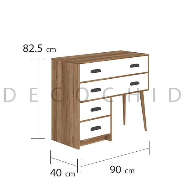 ابعاد میز آرایش تیسا