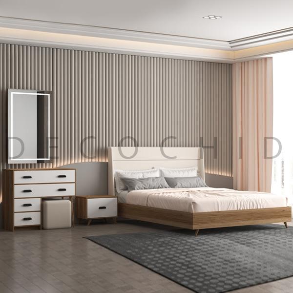 سرویس خواب دو نفره شیک تیسا