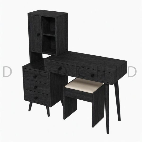 میز آرایش مشکی D.8031